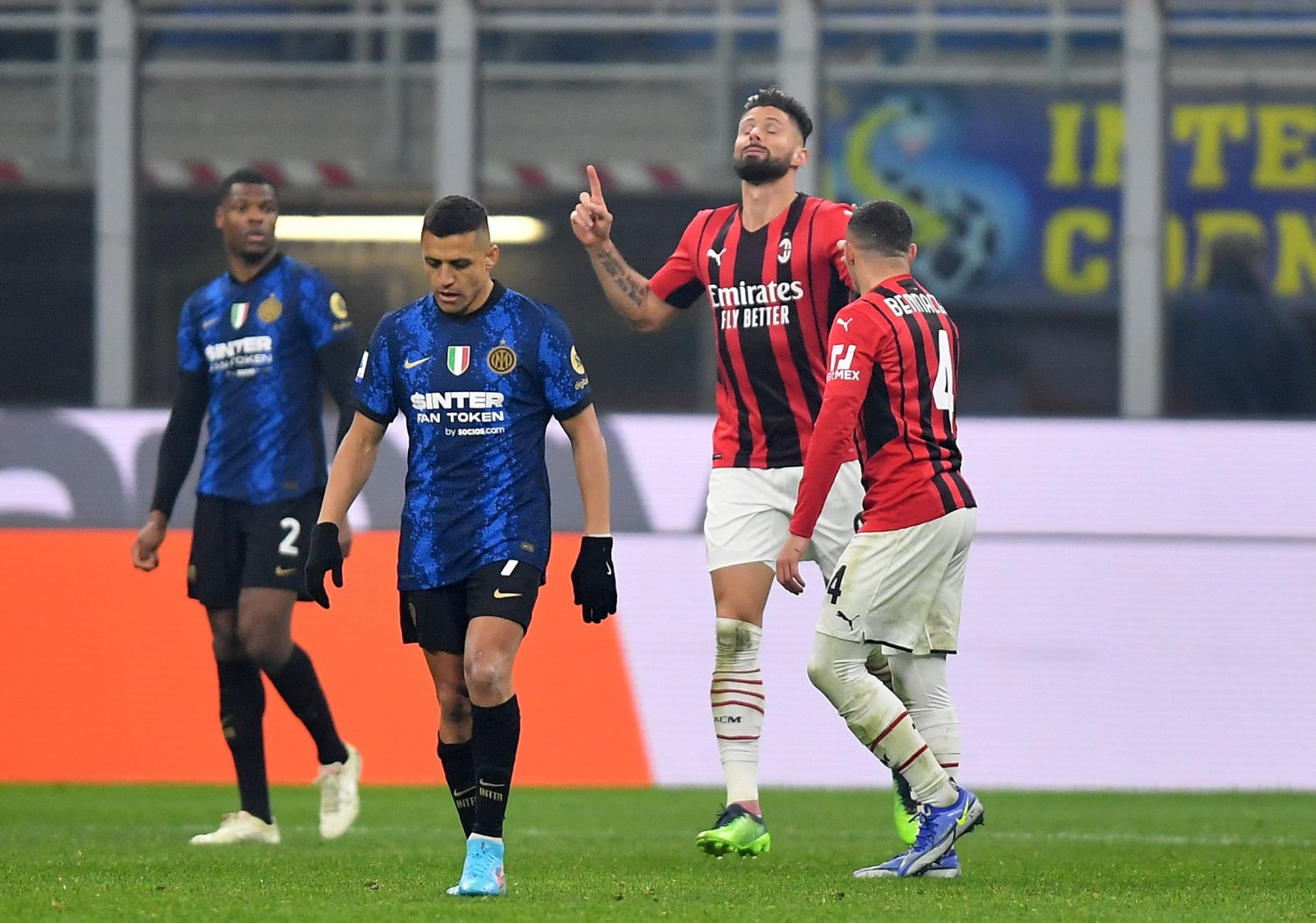 AC Milan player ratings vs Inter: Maignan key, Giroud decisive