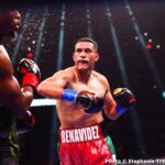 Caleb Plant, David Benavidez foto de boxeo e imagen de noticias