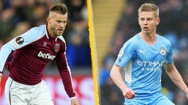 Andriy Yarmolenko y Oleksandr Zinchenko