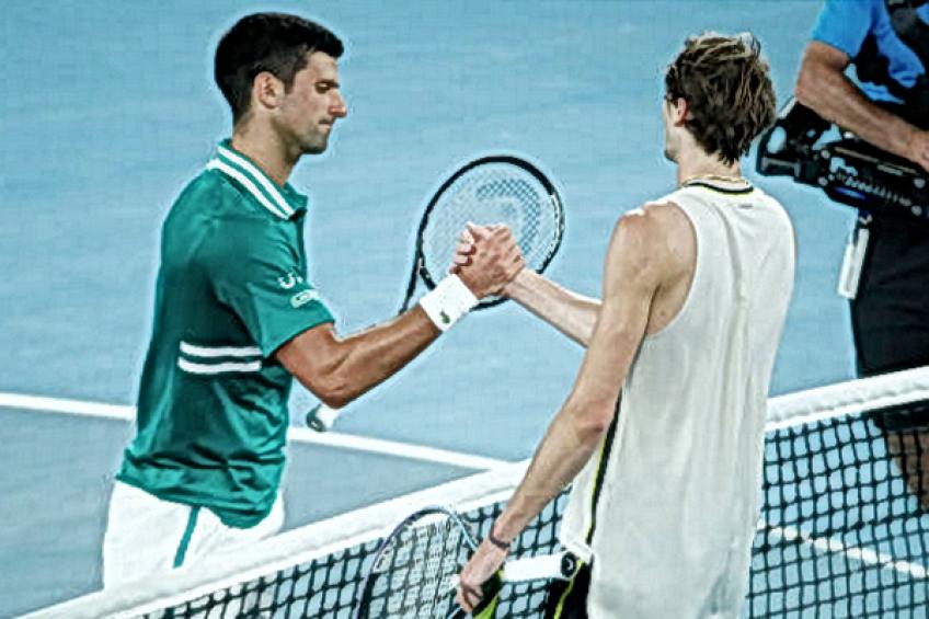 "Estaba decepcionado con mi nivel frente a Novak Djokovic", recuerda Alexander Zverev