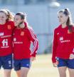La Selección Española Femenina ha realizado su última sesión de trabajo en la Ciudad del Fútbol de Las Rozas. Esta tarde viajarán a Reino Unido para disputar la Arnold Clark Cup.