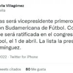 Francisco Egas será Vicepresidente de la Conmebol