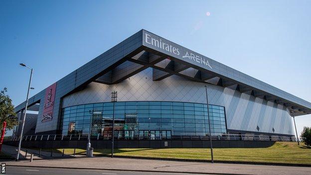 El Glasgow Rocks de la British Basketball League juega sus partidos en casa en el Emirates Arena de la ciudad.