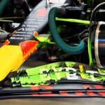 Max Verstappen (NLD) Red Bull Racing RB18 con pintura flow-vis en el alerón delantero.  23.02.2022.  Pruebas de Fórmula Uno, Día Uno, Barcelona, ​​España