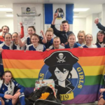 El equipo femenino de Bristol Rovers celebra su ascenso