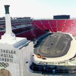 Los Angeles Memorial Coliseum - Pista de NASCAR - Busch Clash