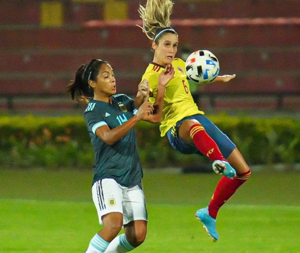 Selección Colombia femenina selló otro empate amistoso con Argentina