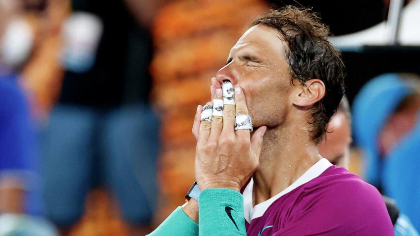 Rafael Nadal: 'Significó jugar dos horas sabiendo que...'