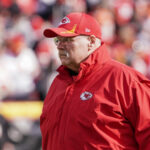 El entrenador en jefe de los Kansas City Chiefs, Andy Reid.  (Denny Medley-USA TODAY Deportes)