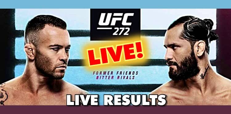 Resultados en vivo de UFC 272: Colby Covington vs Jorge Masvidal