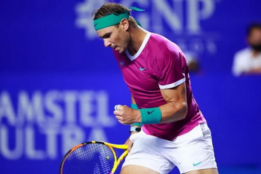 'Rafael Nadal produce una velocidad de raqueta tan enorme', dice la leyenda