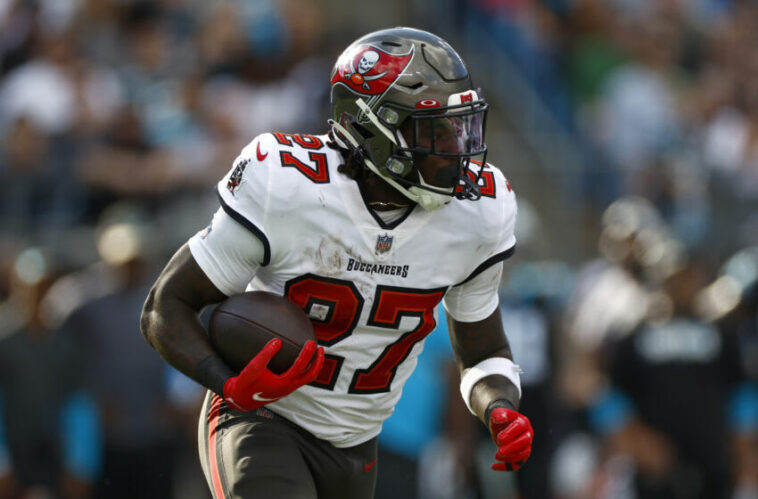 Ronald Jones, Bucaneros de Tampa Bay.  (Foto de Jared C. Tilton/Getty Images)