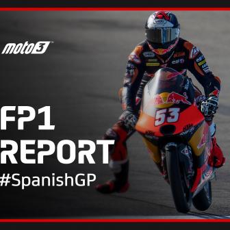 Öncü tres décimas de ventaja cuando Moto3™ llega a Jerez para la FP1