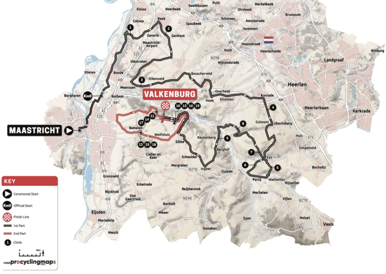 Recorrido Amstel Gold Race Ladies Edition 2022