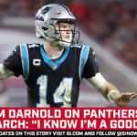 Sam Darnold cree en sí mismo a pesar de que Panthers busca ayuda de QB
