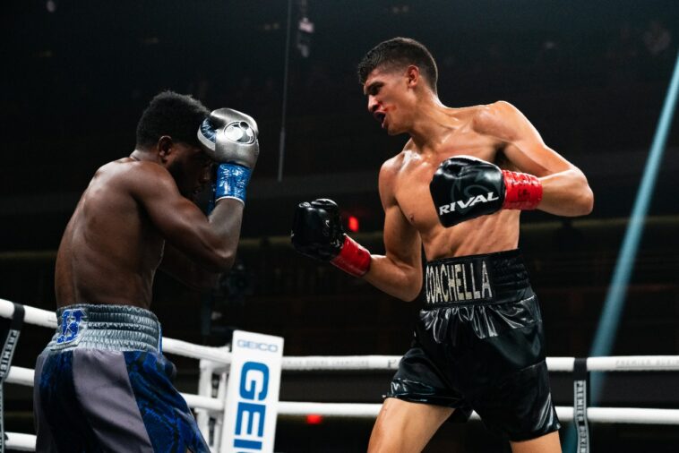 Erickson Lubin, foto de boxeo de Jermell Charlo