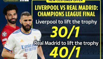 Consigue al Liverpool al 30/1 o al Real Madrid al 40/1 para ganar el título de la Champions League