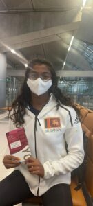 Aniqah Gaffoor, atleta olímpico de Sri Lanka y plusmarquista nacional, se compromete con Lewis & Clark