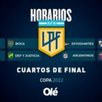 Confirmado, así se juegan los cuartos: Boca-Defensa el martes