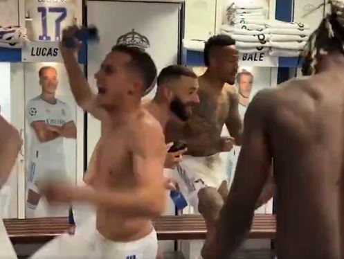 Las estrellas del Real Madrid bailaron salvajemente mientras celebraban su victoria sobre el Man City