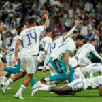 El Real Madrid celebró su victoria sobre el Manchester City con camisetas especiales