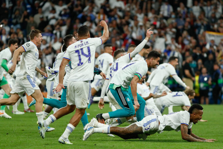 El Real Madrid celebró su victoria sobre el Manchester City con camisetas especiales