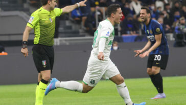 El Sassuolo, rival de la última jornada del Milan, venció al Inter, la Juventus y los Rossoneri