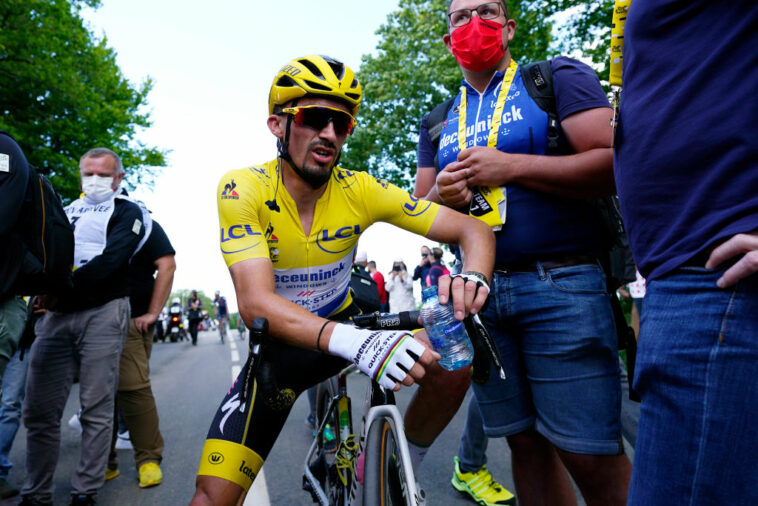 Lefevere: el Tour de Francia de Alaphilippe es 'una carrera contra el tiempo'