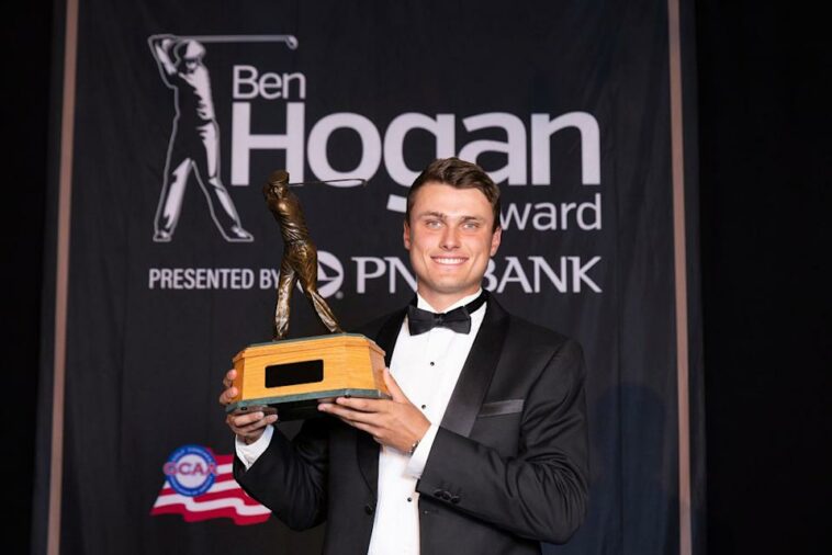 Ludvig Aberg de Texas Tech gana el premio Ben Hogan 2022