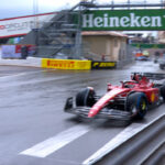 MIRAR: Las carreras comienzan con un comienzo rodante en la pista húmeda de Mónaco mientras Leclerc lidera el grupo