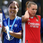 Shelina Zadorsky, Sam Kerr, Noelle Maritz y Louise Quinn