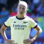 Pese a un excelente año, Beth Mead del Arsenal no ha sido nominada a jugadora del año