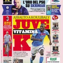 Periódicos de hoy: Juventus sube por Koulibaly, cuenta regresiva de Lukaku