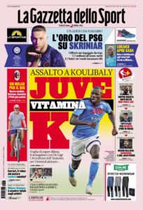 Periódicos de hoy: Juventus sube por Koulibaly, cuenta regresiva de Lukaku