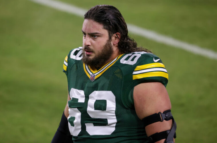 David Bakhtiari, Empacadores de Green Bay.  (Foto de Dylan Buell/Getty Images)