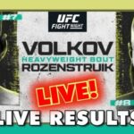 Resultados en vivo de UFC Vegas 56: Alexander Volkov vs. Jairzinho Rozenstruik