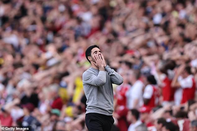 Mikel Arteta está 'dolorido' después de que el Arsenal se perdiera la clasificación de la Liga de Campeones