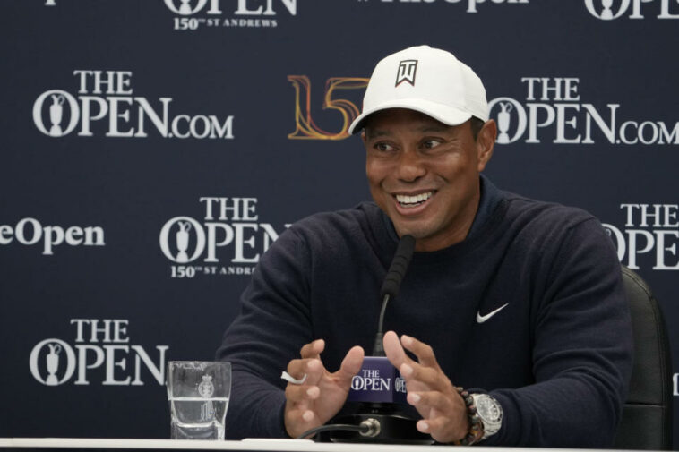 Después de un sólido calendario de rondas de práctica, Tiger Woods se lo tomará con calma antes del comienzo del 150° Campeonato Abierto