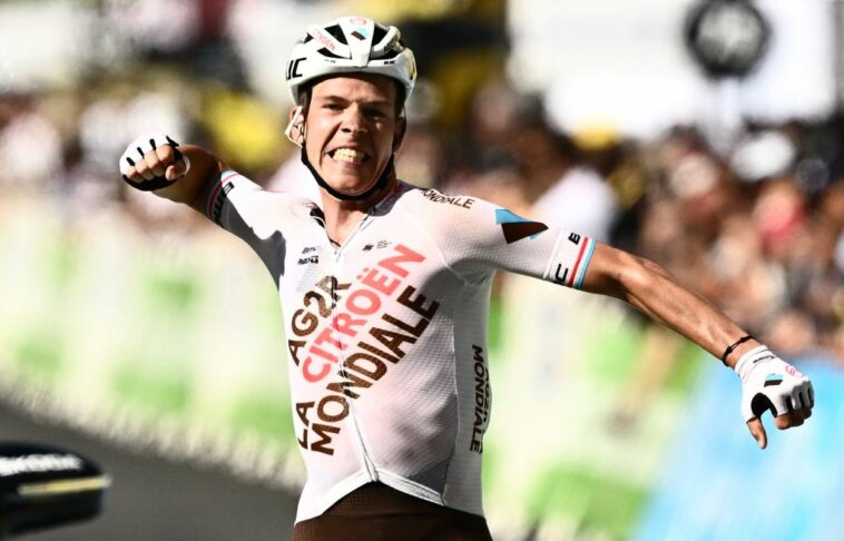 Jungels solos a la etapa 9 victoria alpina en el Tour de Francia 2022
