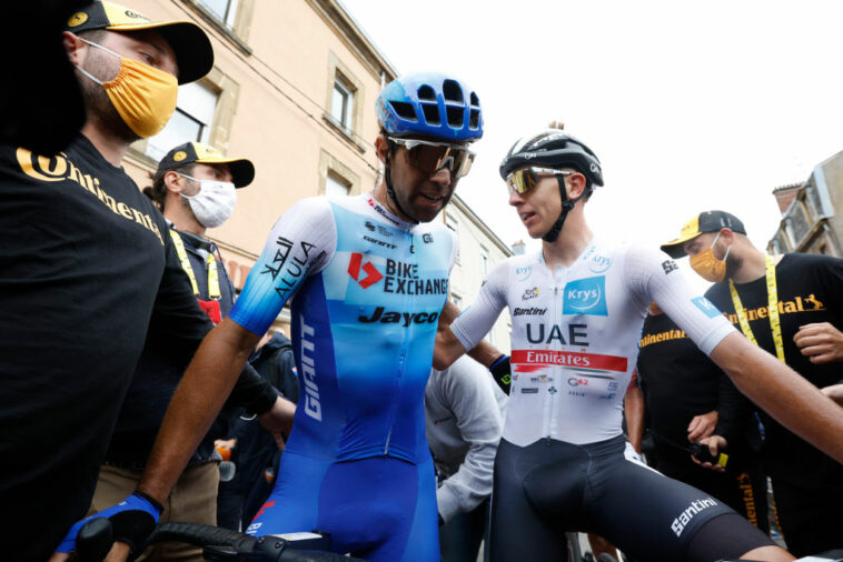 Matthews se fue frustrado porque la posición le costó la oportunidad de vencer a Pogacar en el sprint del Tour de Francia