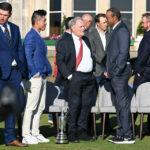 Collin Morikawa, Jack Nicklaus y Tiger Woods en el Abierto Británico