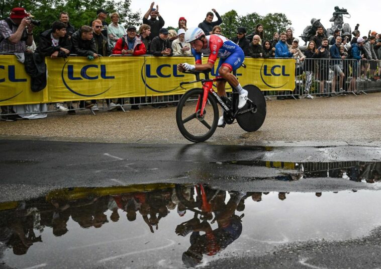 Testigo presencial: la lluvia danesa empapa y sacude el Tour de Francia