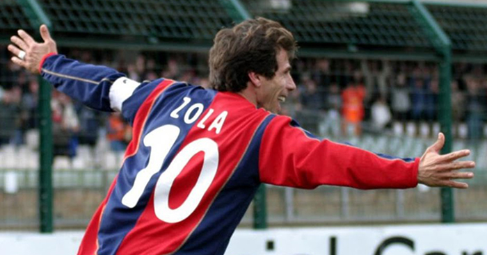 Gianfranco Zola en Cagliari
