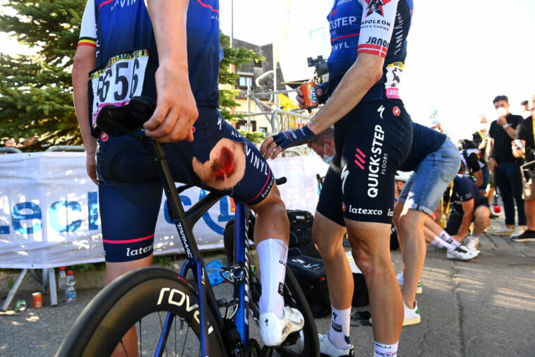 Un perro en el pelotón provoca el accidente de Yves Lampaert en la etapa 12 del Tour de Francia