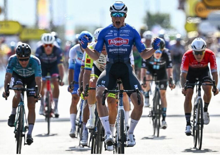 Velocistas frustrados por Wout van Aert en la etapa 4 del Tour de Francia