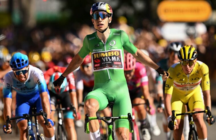 Wout van Aert logra la victoria en la etapa 8 del Tour de Francia en Lausana