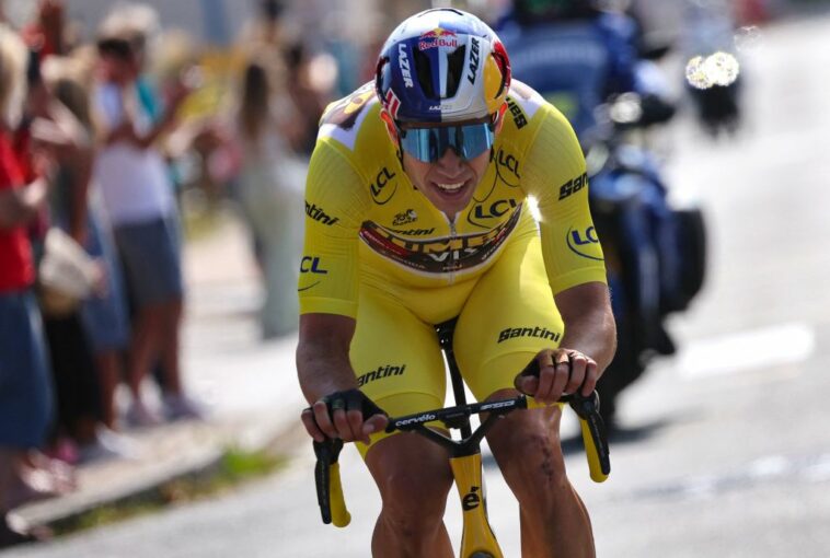 Wout van Aert logra una impresionante victoria en solitario con el maillot amarillo en la etapa 4 del Tour de Francia