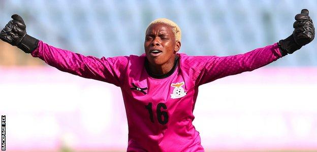 Hazel Nali celebra la clasificación de Zambia para la Copa Africana de Naciones Femenina 2022