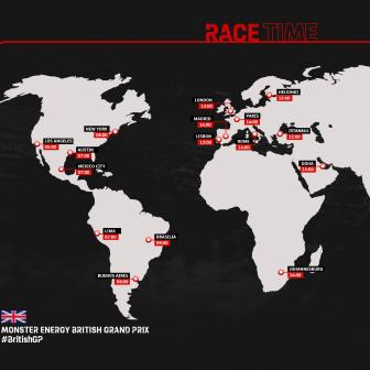 Calendario: un cambio de día de carrera en el Gran Premio de Gran Bretaña