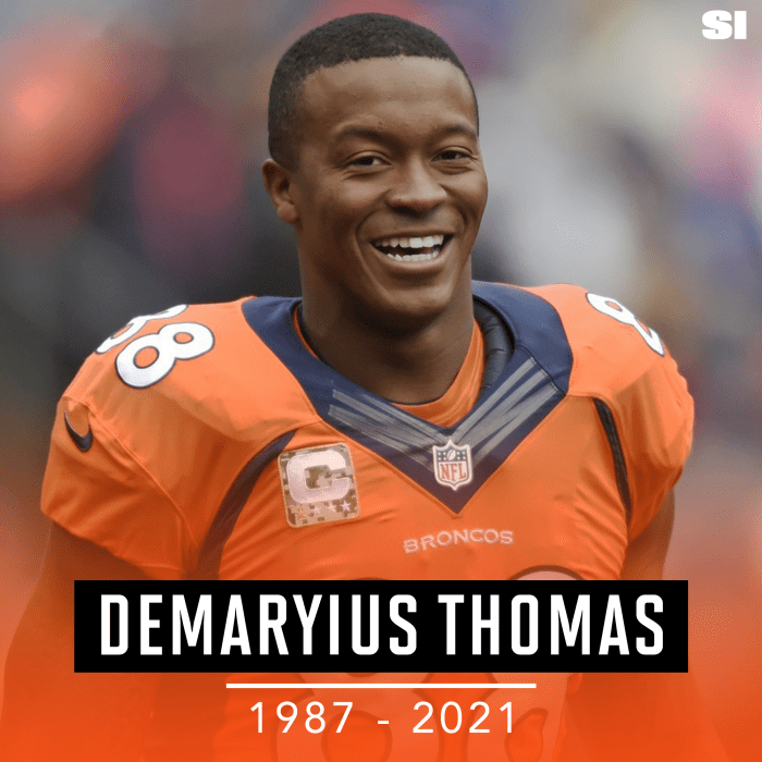 La estrella de los Broncos, Demaryius Thomas, murió a los 33 años.